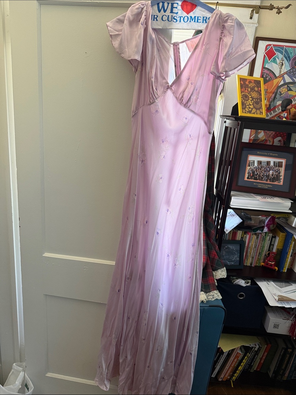 Selkie Silk Flutter Dress (L) - Picture 2 of 7